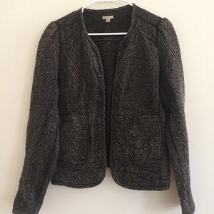 Ecoté Heather Grey Open Jacket